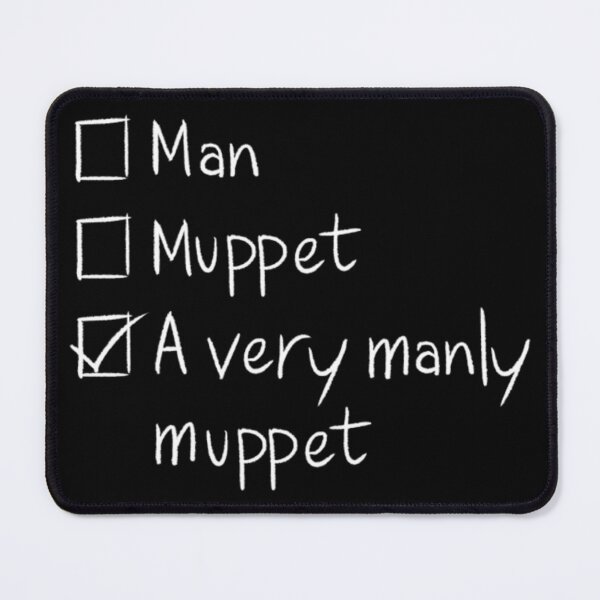 Item preview, A Very Manly Muppet designed and sold by EddyAbramm.