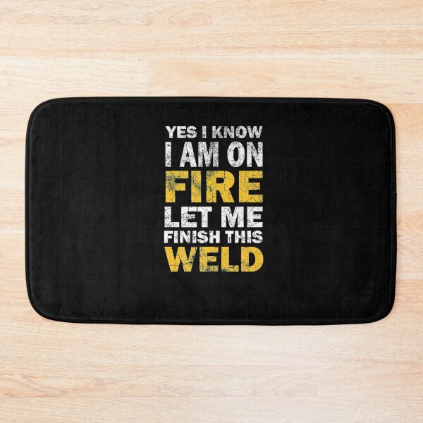 Item preview, Yes I Know I Am on Fire, Funny Welder Welding Saying Premium T-Shirt designed and sold by shop   luisant.