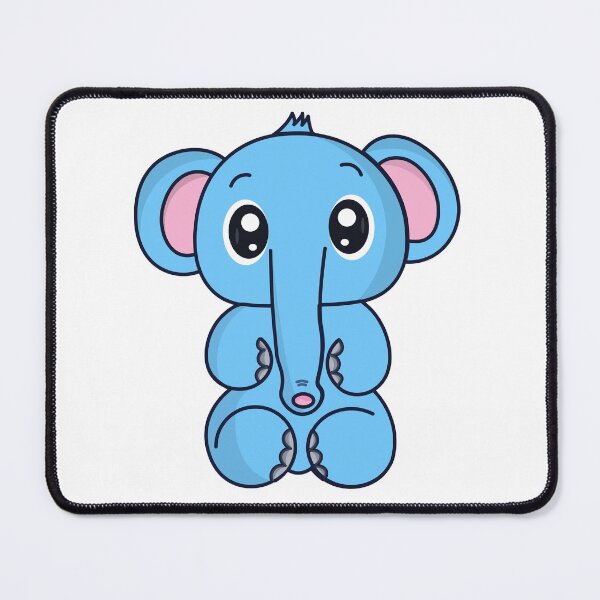 Artikelvorschau, Blauer Elefant entworfen und verkauft von Art Shadow.