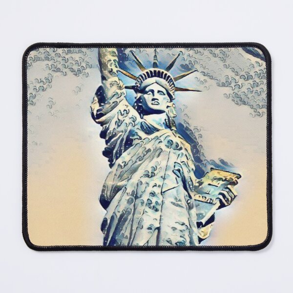 Item preview, The Statue of Liberty and The Great Wave off Kanagawa MASHUP designed and sold by CristalleLisa.