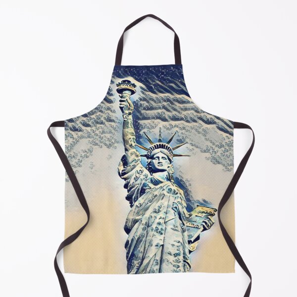 Item preview, The Statue of Liberty and The Great Wave off Kanagawa MASHUP designed and sold by CristalleLisa.