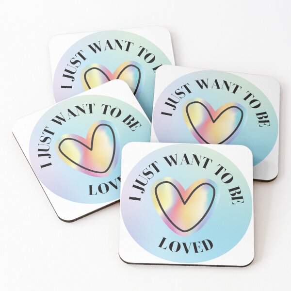 Item preview, I Just Wanna Be Loved Quote designed and sold by momentsofvision.