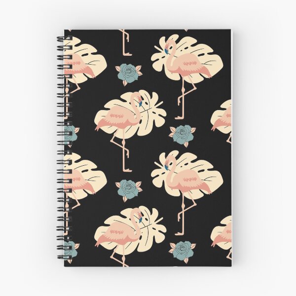 Item preview, Flamenco rosa claro y estampado floral designed and sold by Trinket-Trickster.