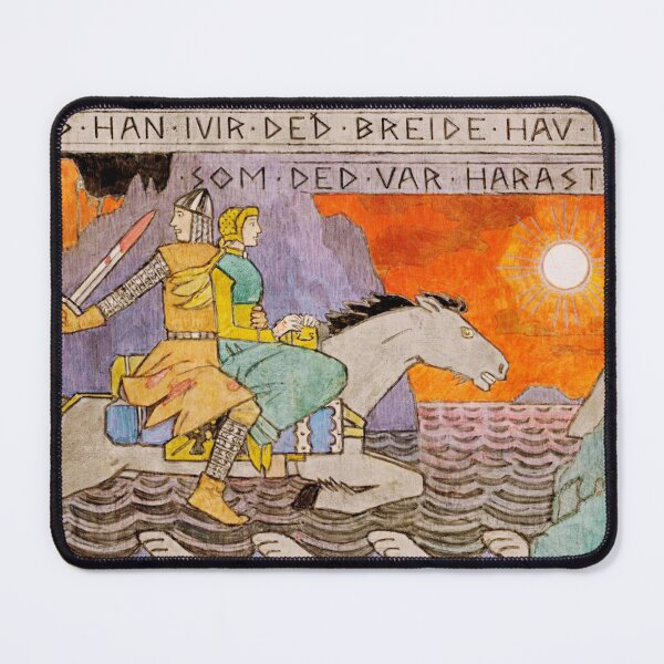 Item preview, Asmund and the Princess riding Home - Gerhard Munthe designed and sold by brushandframes.