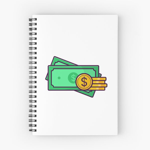 Item preview, Floating banknotes and coins designed and sold by ColorCove Designs.