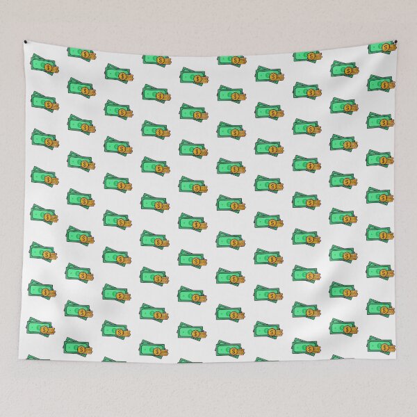 Item preview, Floating banknotes and coins designed and sold by ColorCove Designs.