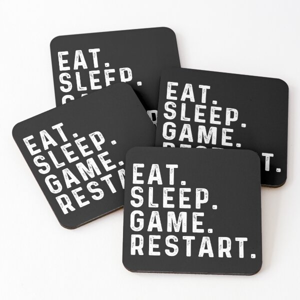 Item preview, Eat Sleep Game Restart Funny Gaming Gift designed and sold by Gamerss4Life.
