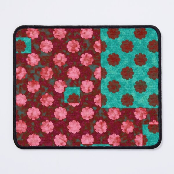 Item preview, Retro cyclamen and turquoise pattern designed and sold by NoahDea.