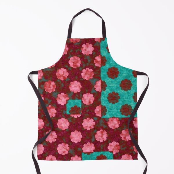 Item preview, Retro cyclamen and turquoise pattern designed and sold by NoahDea.