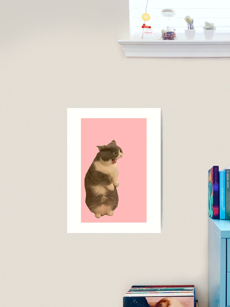 cat meme Art Print for Sale by tttatia