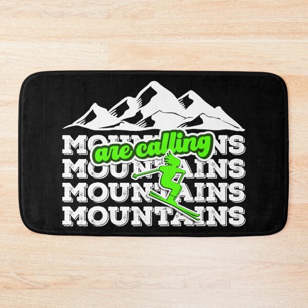 Item preview, Mountains are calling skiing designed and sold by DeliriousSteve.