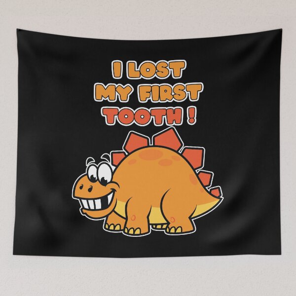 Item preview, Kids I Lost My First Tooth - Cute Dinosaurs print designed and sold by theodoros20.