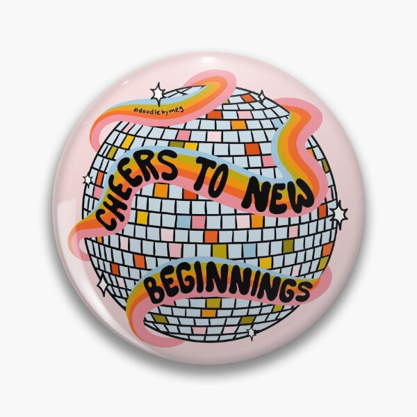 Item preview, Cheers to New Beginnings designed and sold by doodlebymeg.