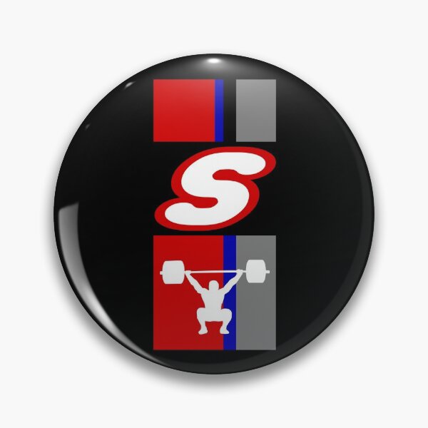 Item preview, Weightlifting sport logo designed and sold by Blondiabshop.