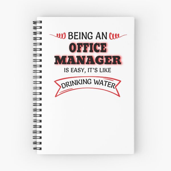 Item preview, Being An Office Manager Is Easy It's Like Drinking Water designed and sold by Mouadox ★★★★★.