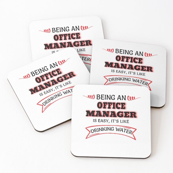Item preview, Being An Office Manager Is Easy It's Like Drinking Water designed and sold by Mouadox ★★★★★.