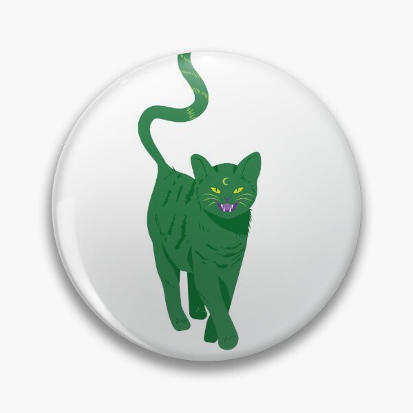 Item preview, green cat designed and sold by Latheriel.