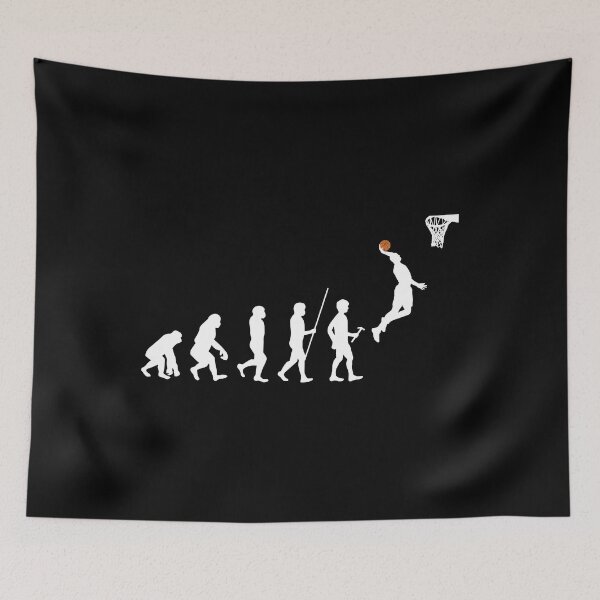 Item preview, Human Evolution Basketball graphic designed and sold by theodoros20.