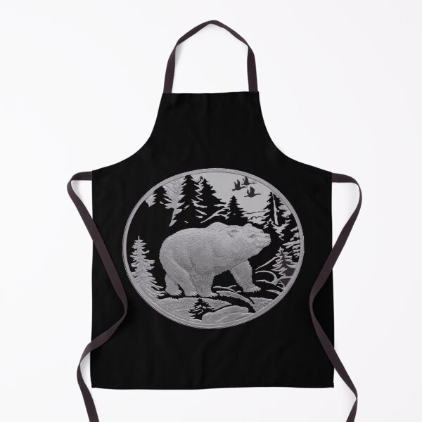 Item preview, Bear Strolling In Snow Through Pine Forest designed and sold by taiche.