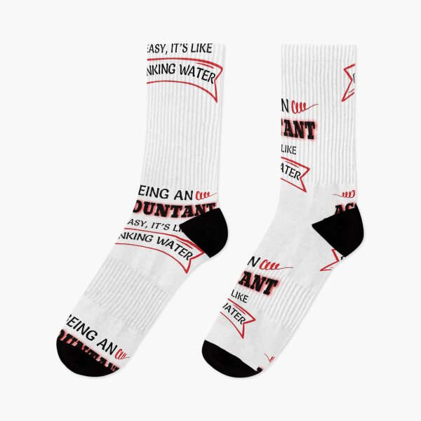 Item preview, Being An Accountant Is Easy It's Like Drinking Water designed and sold by Mouadox ★★★★★.
