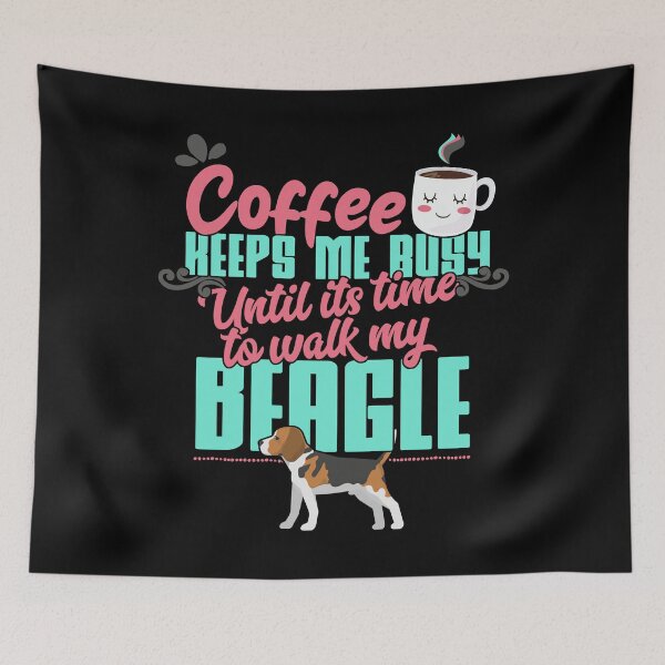 Item preview, Womens Coffee Keeps Me Busy Until Its Time To Walk My Beagle product designed and sold by theodoros20.