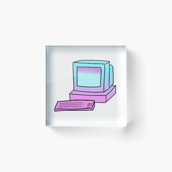 Item preview, Gradient 90's block computer designed and sold by dwotea.