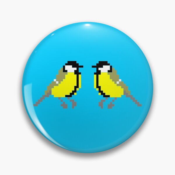 Item preview, A pair of great tits - THE BIRD KIND designed and sold by MercrediCanon.