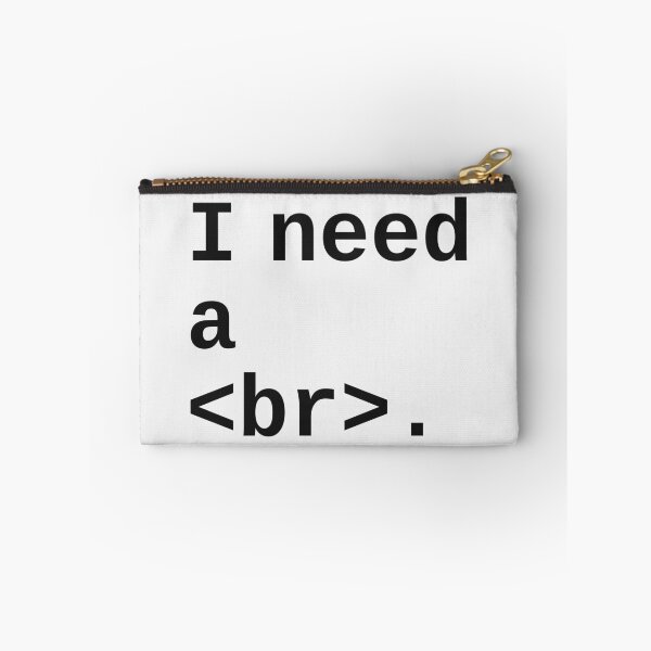 Item preview, I Need A Break Tag - black text  designed and sold by willgreyy.