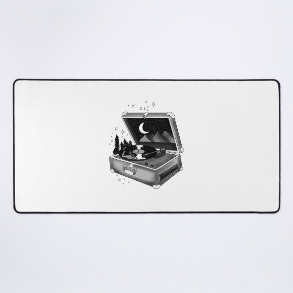 Item preview, Tocadiscos y paisaje del cielo nocturno. designed and sold by faolansforge.