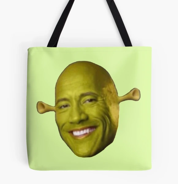 Divertente borsa tote meme Shrek confusa Borsa meme classica -  Italia