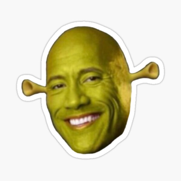 Dwayne Egg Johnson Sticker for Sale by aliyahwood