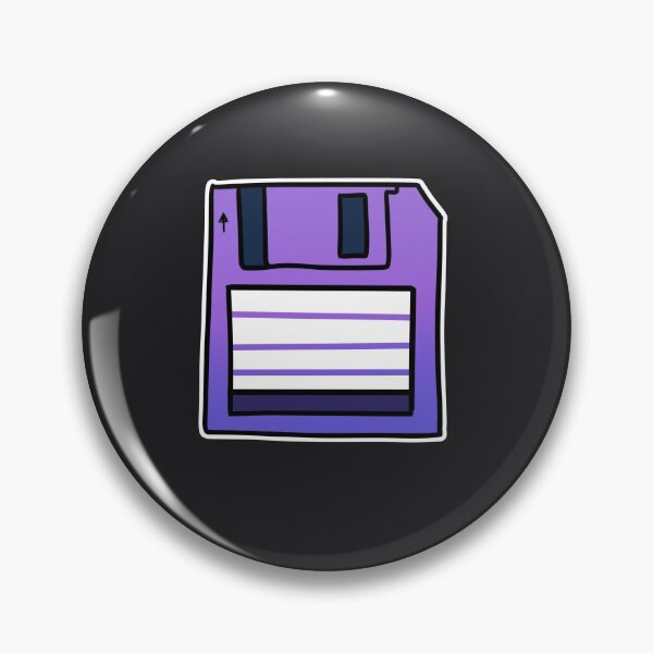 Item preview, Floppy disk gradient 90s kid purple nostalgia designed and sold by dwotea.
