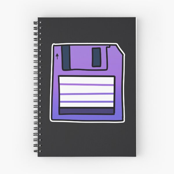 Item preview, Floppy disk gradient 90s kid purple nostalgia designed and sold by dwotea.