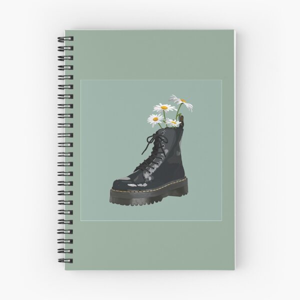 Item preview, Dr. Martens boot with flowers   designed and sold by HappyStashByTsh.