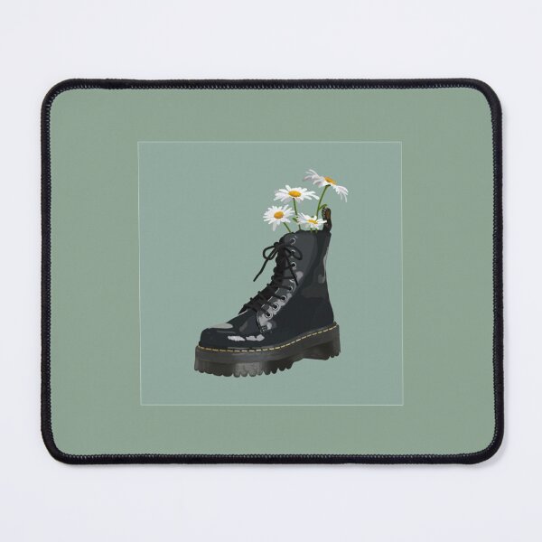 Item preview, Dr. Martens boot with flowers   designed and sold by HappyStashByTsh.