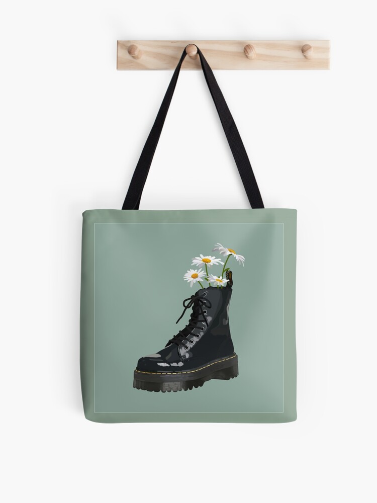 Dr. Martens boot with flowers 