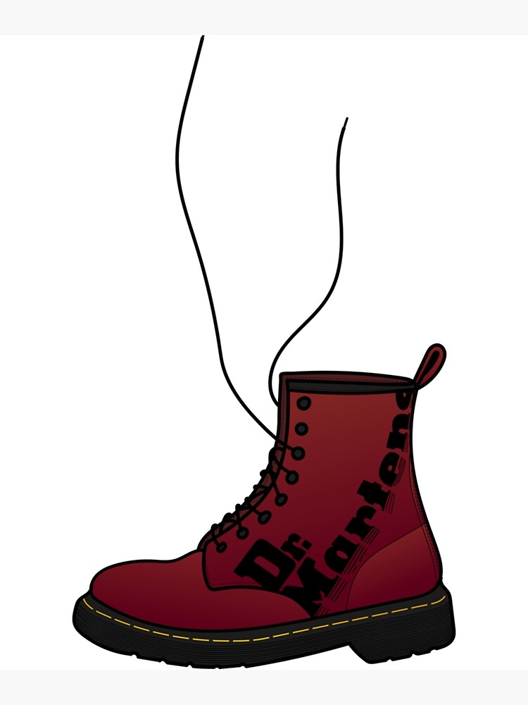 Doc martens hot sale burgundy boots