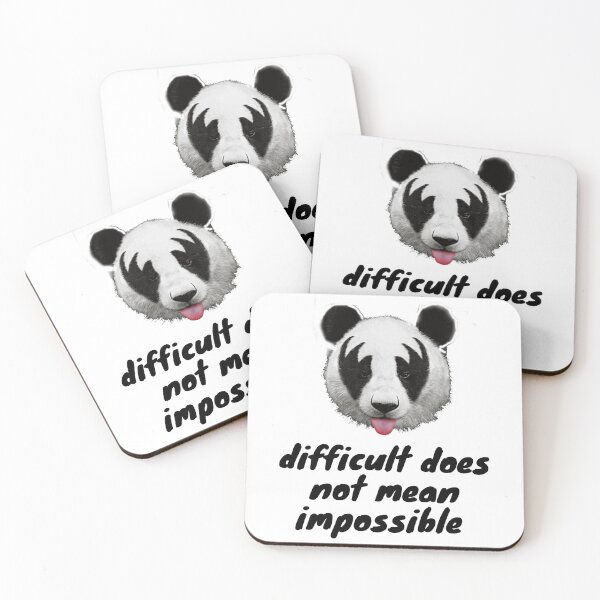 Item preview, difficult does not mean impossible designed and sold by funjaan.