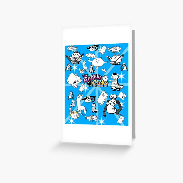 Vista previa del artículo con la obra «Los gatos de batalla esquivan», diseñado y vendido por Puchi Evans.