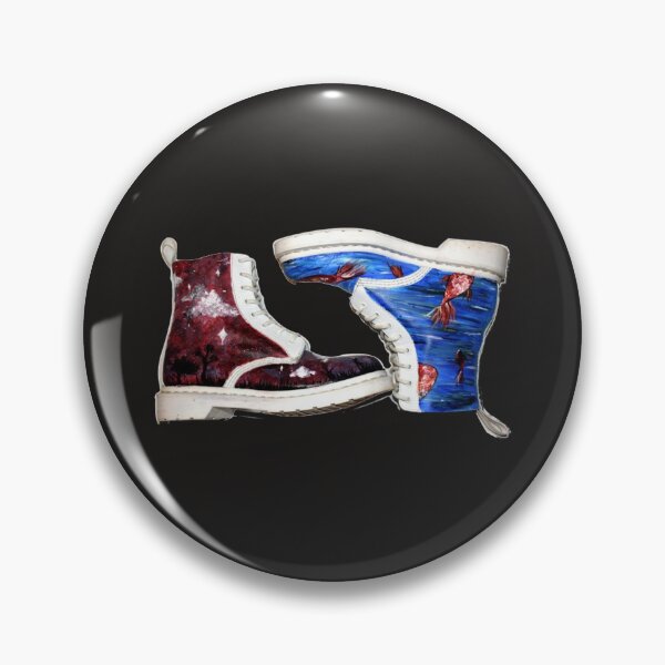 Item preview, Painted Dr Martens Design   designed and sold by HappyStashByTsh.