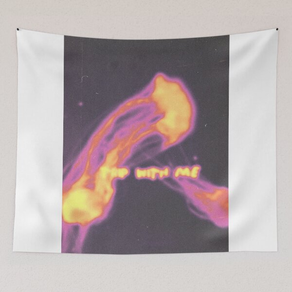 Item preview, Trip With Me, trippy vintage thermal look of jellyfishes - aesthetic designed and sold by itisjakob.