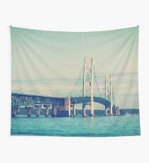 Mackinac Bridge Wall Tapestry