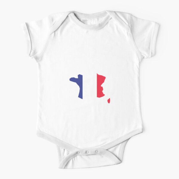 France flag country world cup Baby Soccer Bodysuit