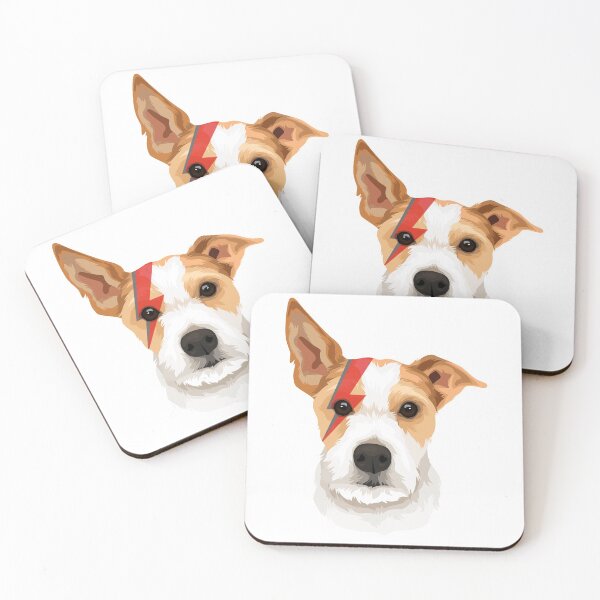 Item preview, Perro Bowie con rayo designed and sold by retratosChulis.
