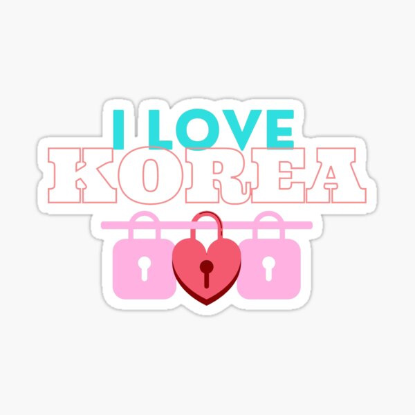 Item preview, Korea - I love Korea  designed and sold by Paint84.