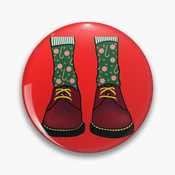Item preview, Dr. Martens Xmas Boots with Christmas Socks   designed and sold by HappyStashByTsh.