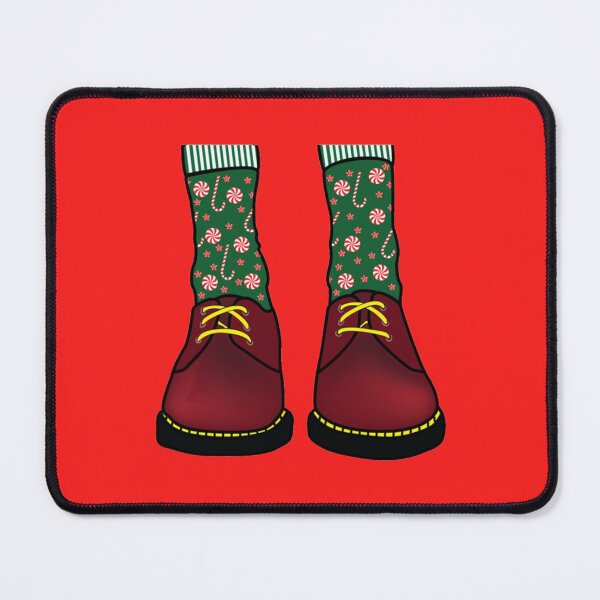 Item preview, Dr. Martens Xmas Boots with Christmas Socks   designed and sold by HappyStashByTsh.
