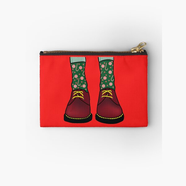 Item preview, Dr. Martens Xmas Boots with Christmas Socks   designed and sold by HappyStashByTsh.