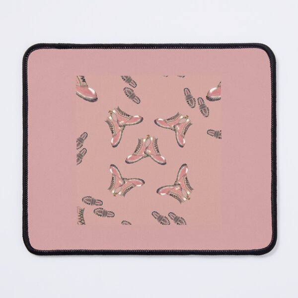 Item preview, Pink Doc Martens with dusky pink background Chiffon Top designed and sold by HappyStashByTsh.