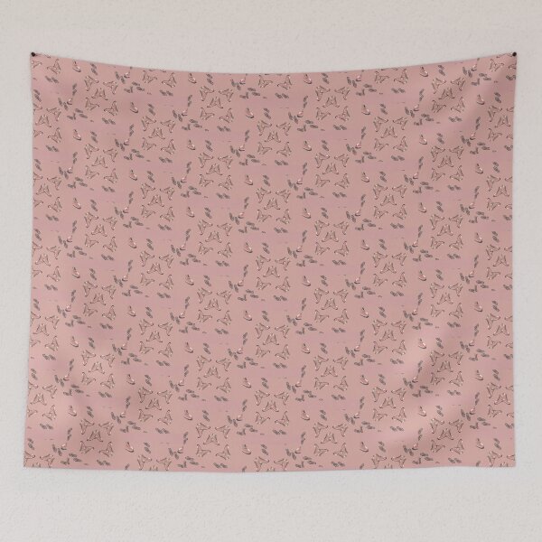 Item preview, Pink Doc Martens with dusky pink background Chiffon Top designed and sold by HappyStashByTsh.